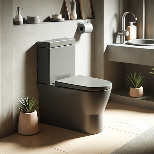 CrystalCascade Gravity-Flush Toilet